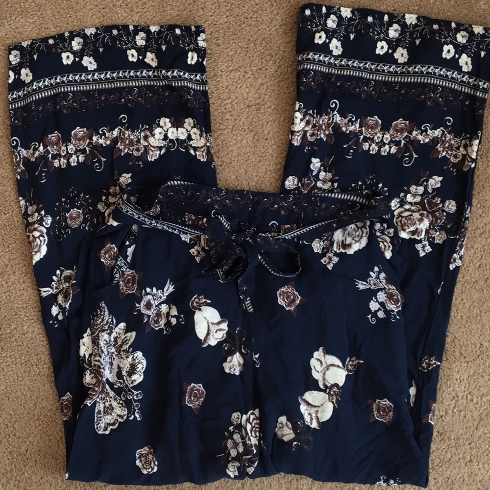 Wide Leg Flower/floral Boho flowy Pants